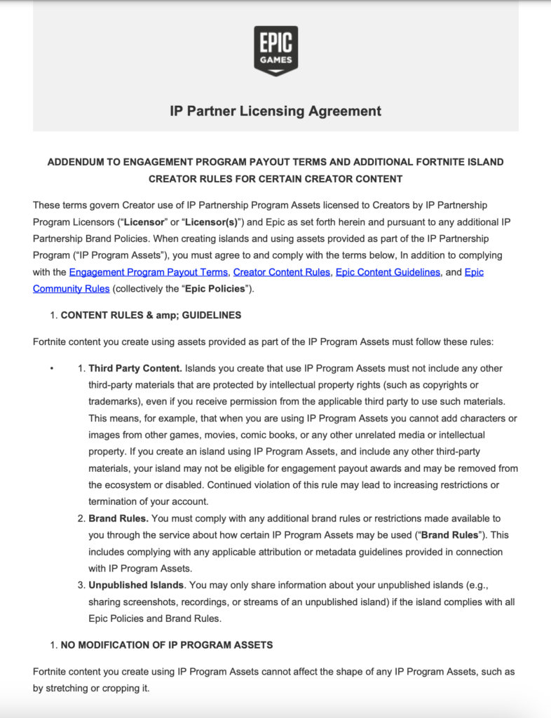 Epic's New IP Partnership Program | UEFN